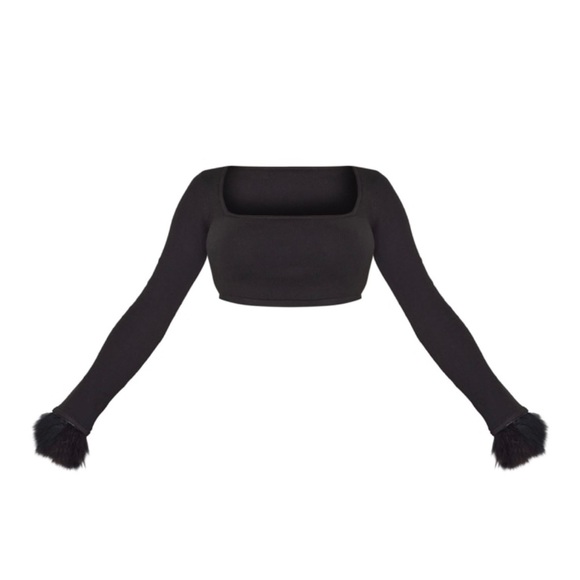 Black fur trim set - Picture 10 of 13